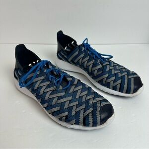 Nike Juvenate Woven PRM Blue Spark Women's size 10.5 Sneakers Blue White